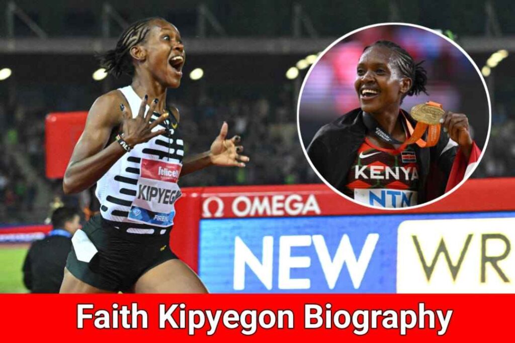 Faith Kipyegon Biography: Age, Net Worth, Husband, Affairs, Daughter, Records, Career & More.