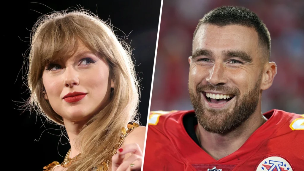Travis Kelce and Taylor Swift  
