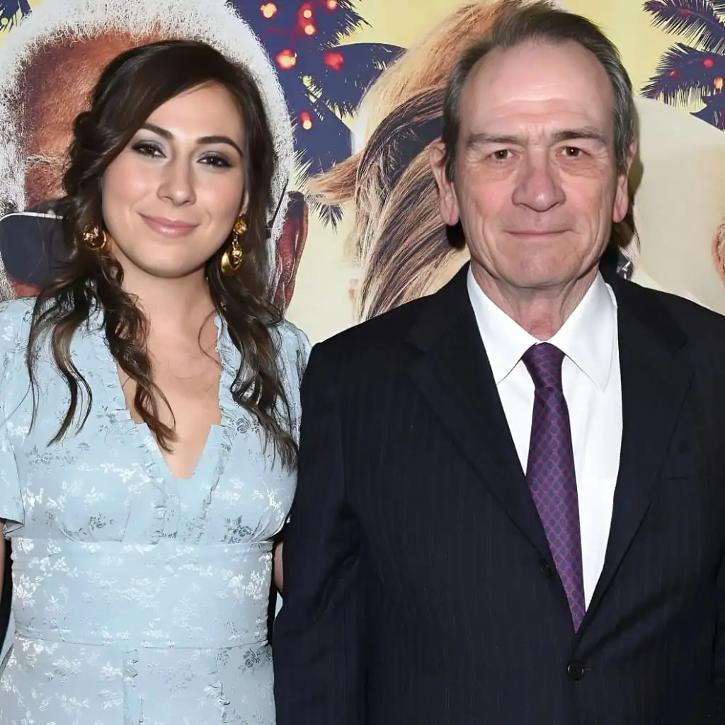 "Tommy Lee Jones and his daughter, Victoria Jones."